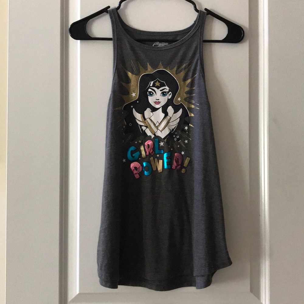 DC superhero girls tank top